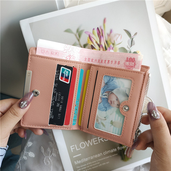 Sima modell női pénztárca eko bőrből, cipzárral