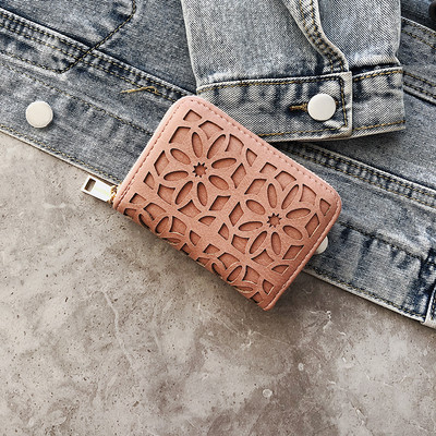 Moodne kolme värvi lukuga naiste rahakott