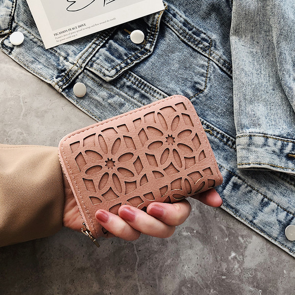 Moodne kolme värvi lukuga naiste rahakott