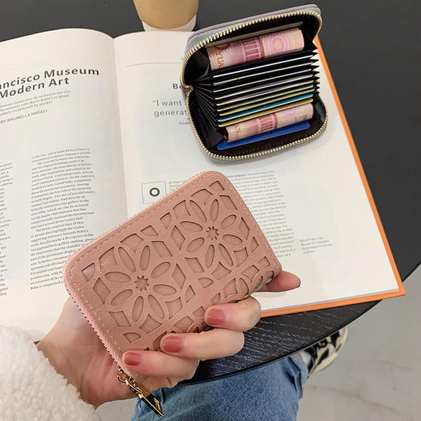 Moodne kolme värvi lukuga naiste rahakott