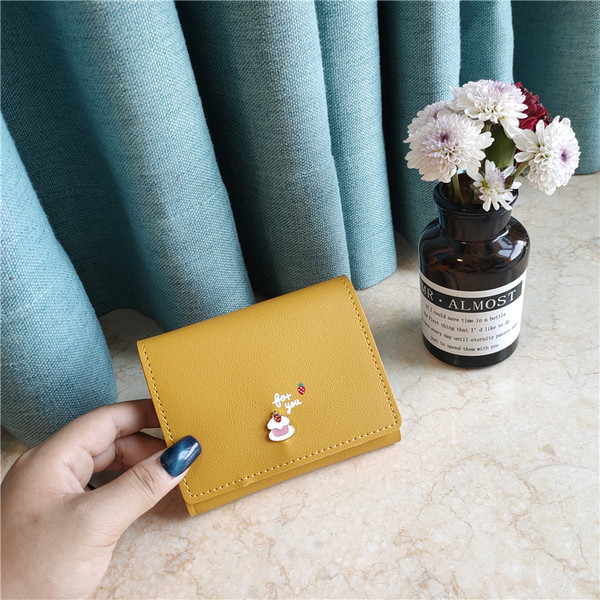 Väike naiste rahakott ökonahast metallist kaunistuse ja kirjaga