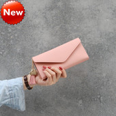 Moodne nahast naiste rahakott tutiga