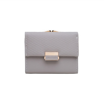 Naiste rahakott metallist luku ja münditaskuga