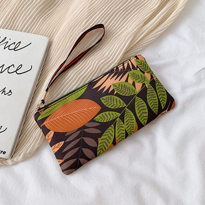 Portofel de dama colorat cu maner