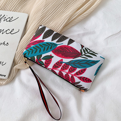 Portofel de dama colorat cu maner