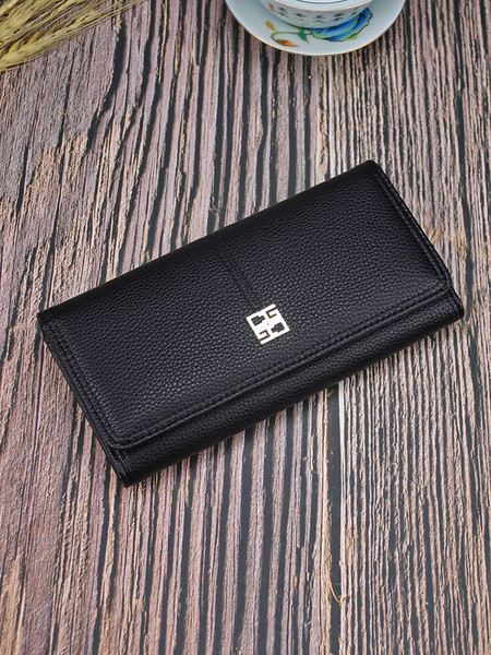 Naiste metallist kaunistusega nahast rahakott