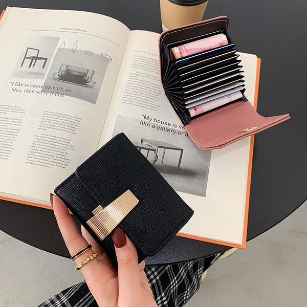 Modern női kis pénztárca - öko bőrből