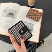 Naiste värviline metallist elemendiga rahakott