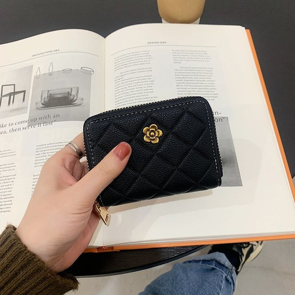 Naiste väike rahakott ökonahast metallist kaunistuse ja lukuga