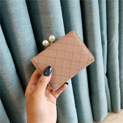 Uue mudeliga naiste rahakott pärlitega ökonahast