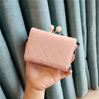 Uue mudeliga naiste rahakott pärlitega ökonahast