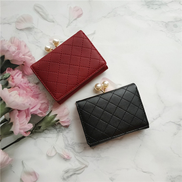 Uue mudeliga naiste rahakott pärlitega ökonahast