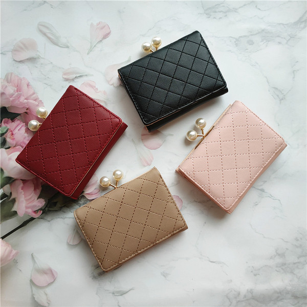 Uue mudeliga naiste rahakott pärlitega ökonahast