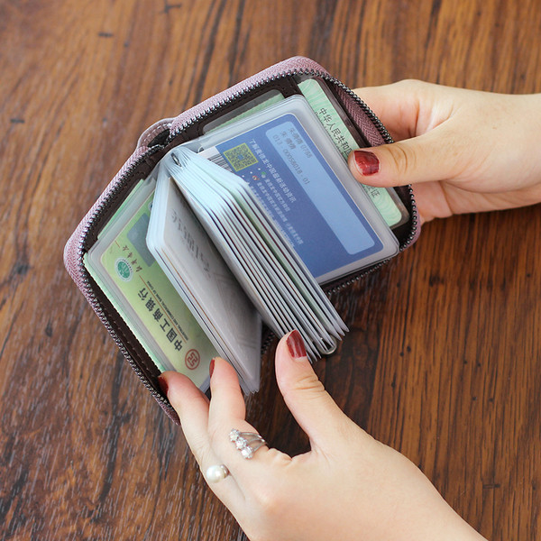 Sima modell női pénztárca eko bőrből és cipzárral