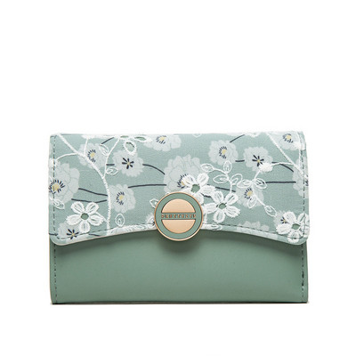 Γυναικείο πορτοφόλι με μεταλλική στερέωση και δαντέλα