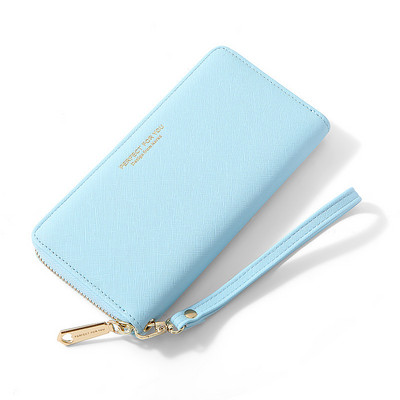 Κομψό γυναικείο πορτοφόλι με φερμουάρ και αφαιρούμενη λαβή