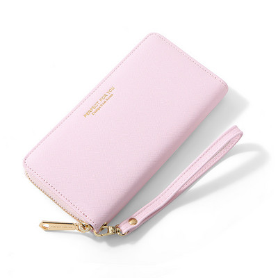Κομψό γυναικείο πορτοφόλι με φερμουάρ και αφαιρούμενη λαβή