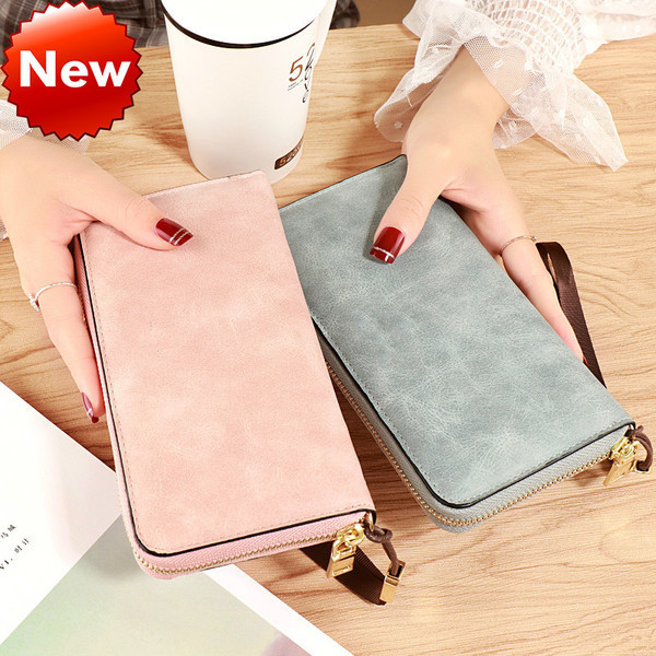 Moodne naiste rahakott kunstnahast lukuga