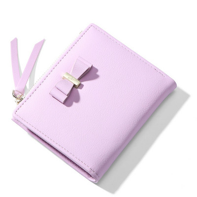 Γυναικείο πορτοφόλι από οικολογικό δέρμα με κορδέλα 3D