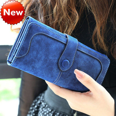 Γυναικείο έκο δερμάτινο πορτοφόλι με τσέπη για κάρτες