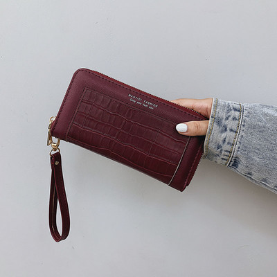 Γυναικείο έκο δερμάτινο πορτοφόλι με λαβή