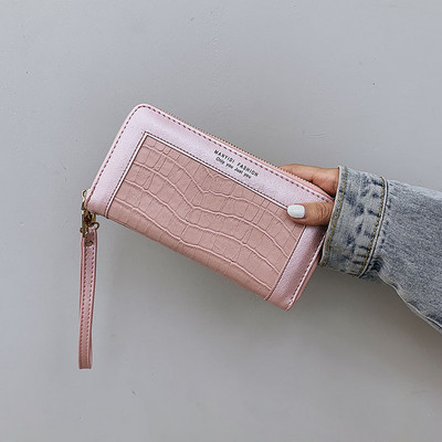 Γυναικείο έκο δερμάτινο πορτοφόλι με λαβή