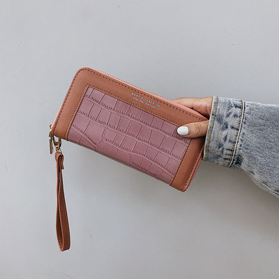 Γυναικείο έκο δερμάτινο πορτοφόλι με λαβή