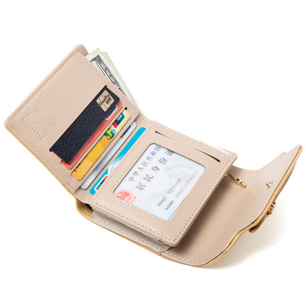 Naiste rahakott metallist lillega