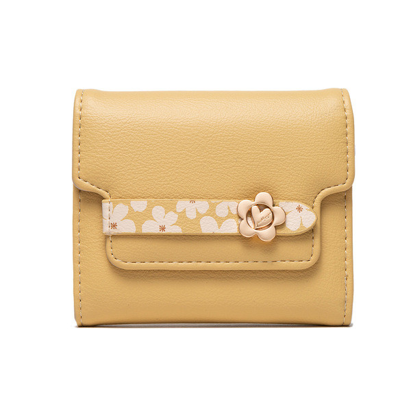 Naiste rahakott metallist lillega