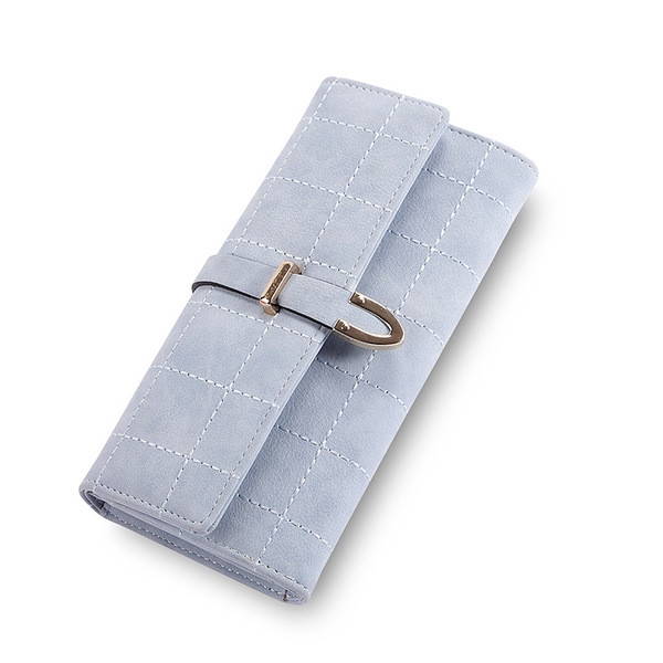 Női kockás pénztárca új modellje több színben