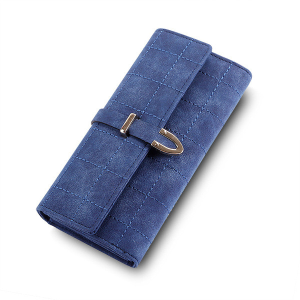 Női kockás pénztárca új modellje több színben