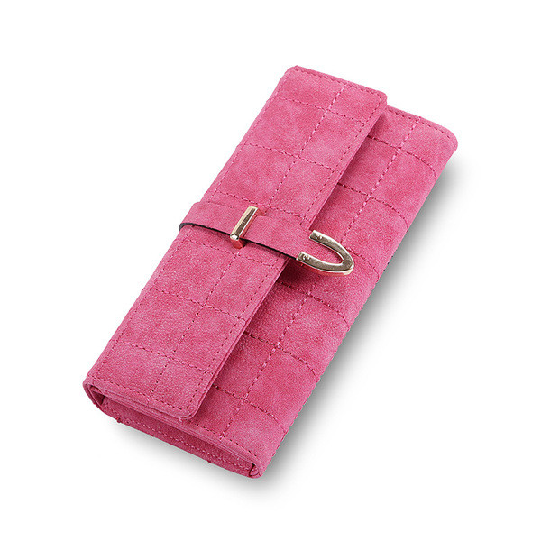 Női kockás pénztárca új modellje több színben