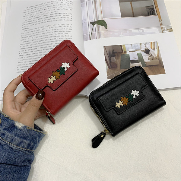 Naiste rahakott ökonahast tikandi ja lukuga