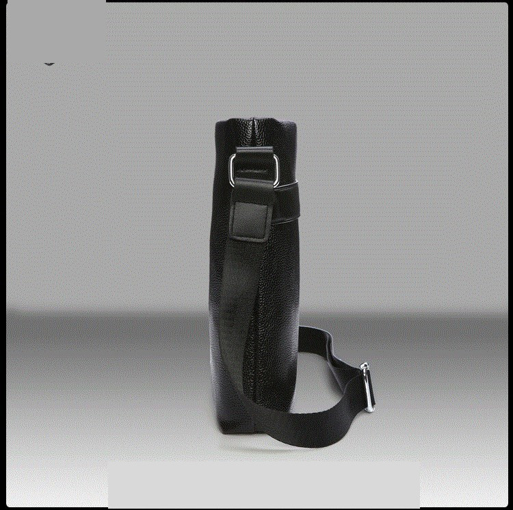 Ежедневна мъжка кожена чанта с цип