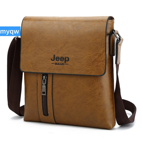 Új modell bőr férfi táska cipzárral