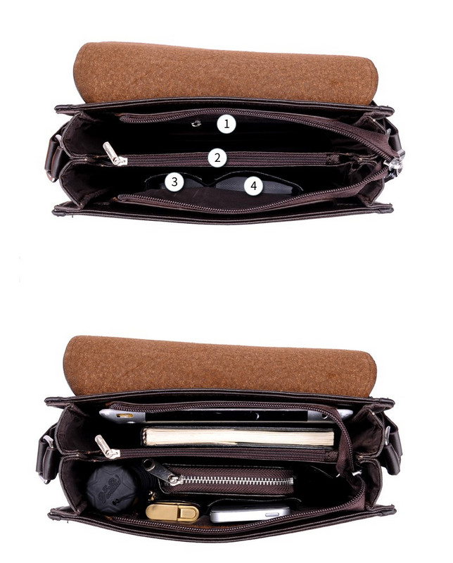 Új modell férfi, bőr táska - munkához és mindennapi élethez is alkalmas