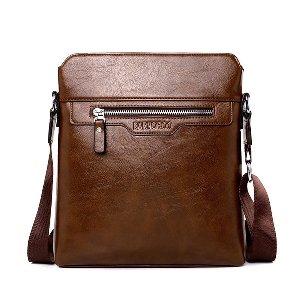 Stilingas vyriškas krepšys iš eko odos su patogia ilga rankena