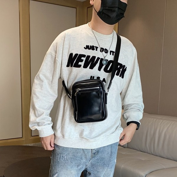 Meeste igapäevane kott esitasku ja lukuga