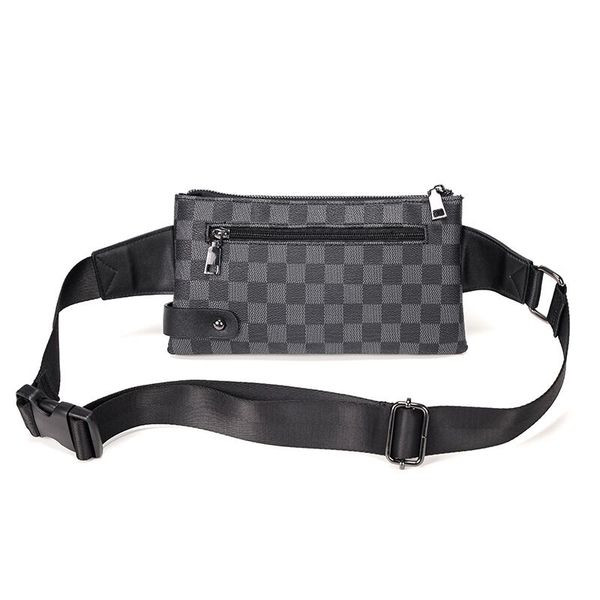 Moodne tõmbluku ja tekstiilist sangaga meestekott