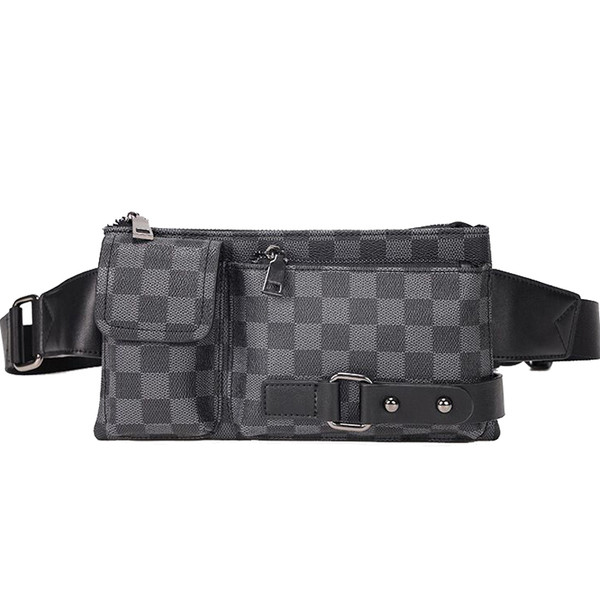 Moodne tõmbluku ja tekstiilist sangaga meestekott