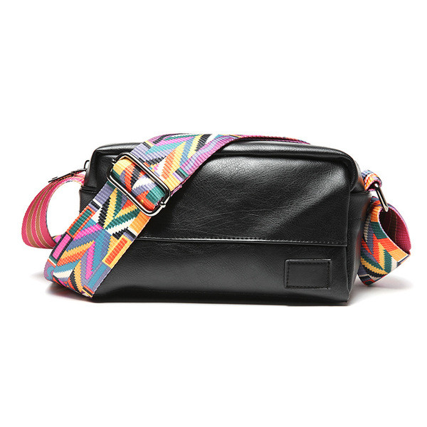 Έκο δερμάτινη τσάντα τετράγωνου μοντέλου κατάλληλη για άνδρες και γυναίκες