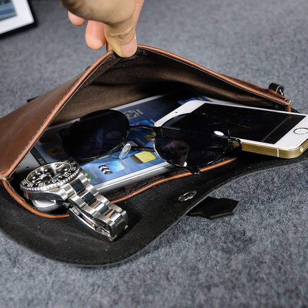 Modern műbőr táska férfiaknak