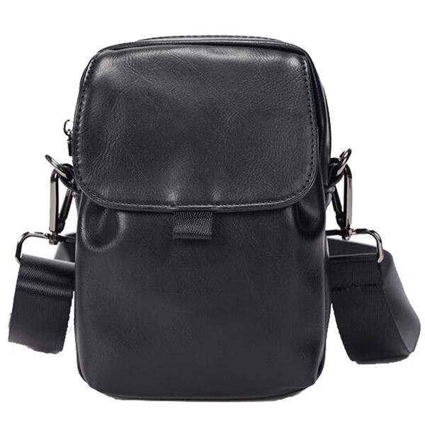 Muška torba s patentnim zatvaračem i dugom tekstilnom ručkom