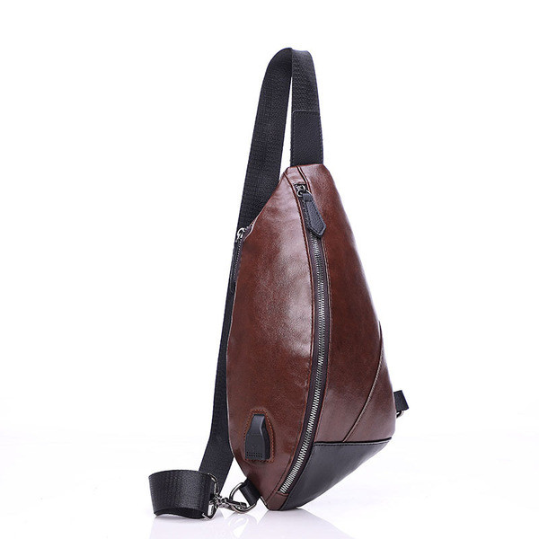 Kicsi és praktikus férfi táska öko bőrből