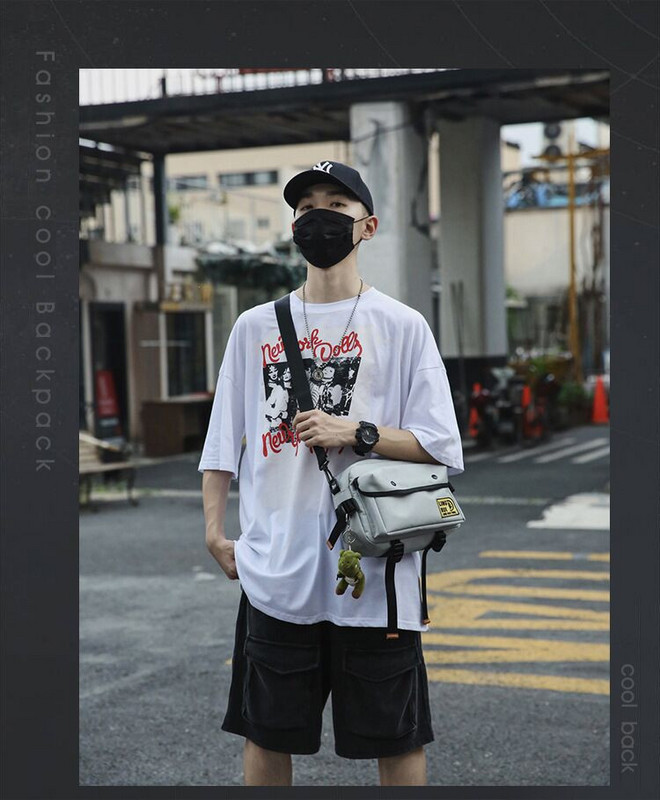 Muška svakodnevna torba u tri boje sa dugom ručkom