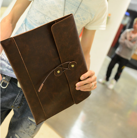 Uus mudel meeste nahast kott must ja pruun