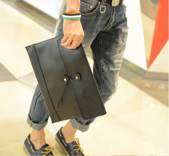 Uus mudel meeste nahast kott must ja pruun