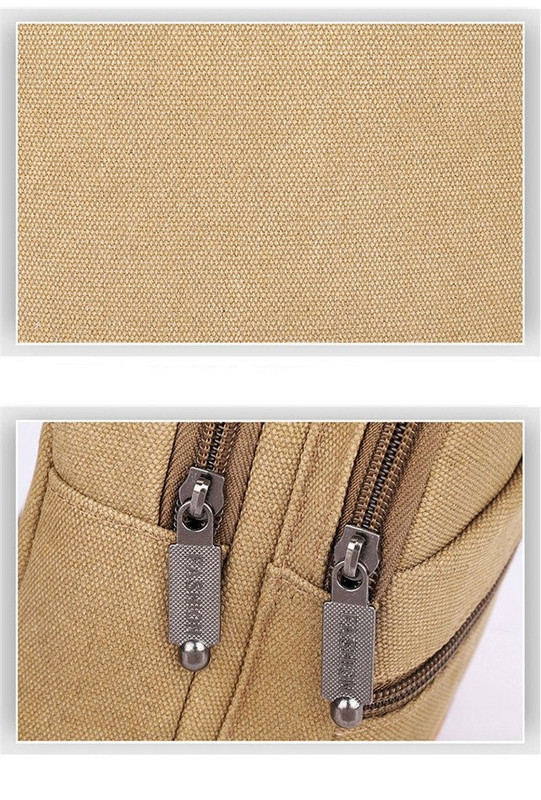 Μικρή ανδρική τσάντα υφάσματος - κατάλληλη για καθημερινή χρήση