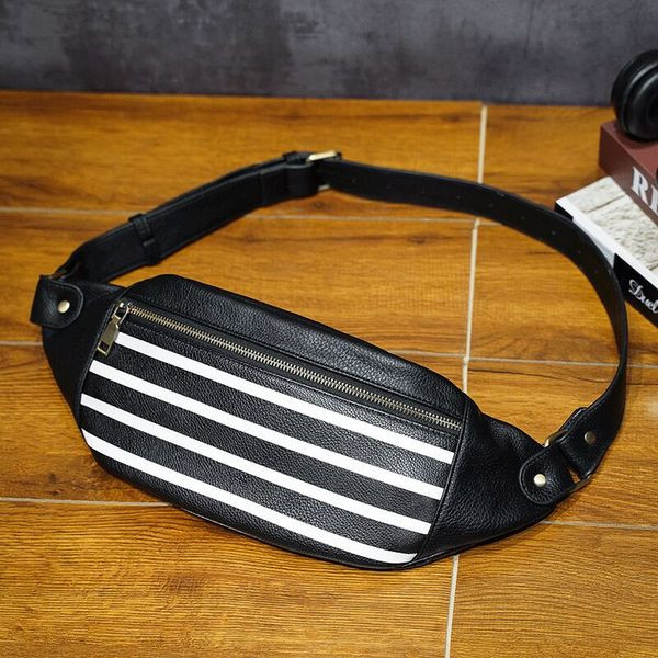 Új modell eko bőrből készült férfi táska cipzárral