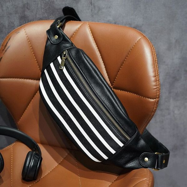 Új modell eko bőrből készült férfi táska cipzárral